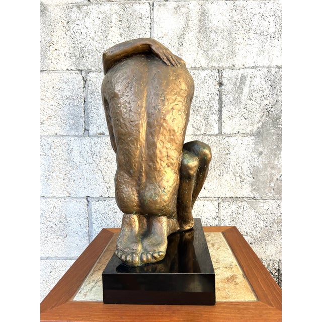 1960's Austin Production "Loving Touch" Signed Brutalist Sculpture.Signed by the Artist. For Sale - Image 13 of 18