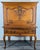 Vintage French Louis Style Carved Oak Cabinet with Drawer For Sale - Image 12 of 12