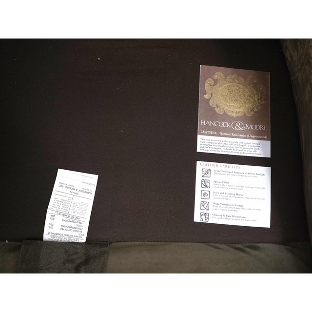 Pair Hancock & Moore Suede Lounge Chairs For Sale - Image 18 of 18