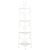 Turuca 4 Tier Corner Shelf - Antique White For Sale In Philadelphia - Image 6 of 10