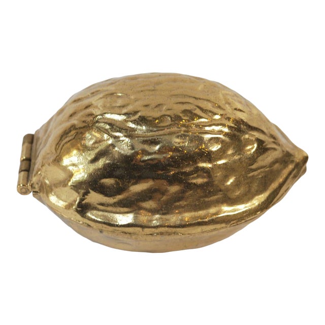 Vintage Brass Walnut Nutcracker Chairish