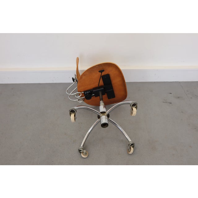 1950s Mid-Century Swivel Chair from Bohler, 1950s For Sale - Image 5 of 13