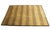 6'x9' Hand-Knotted Modern Tibetan Wool & Silk Carved Linear Rug in Gold & Green For Sale - Image 4 of 10