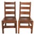 Stickley Brothers Antique Mission Oak Arts & Crafts Ladder Back Side Chairs or Dining Chairs, Newly Refinished For Sale
