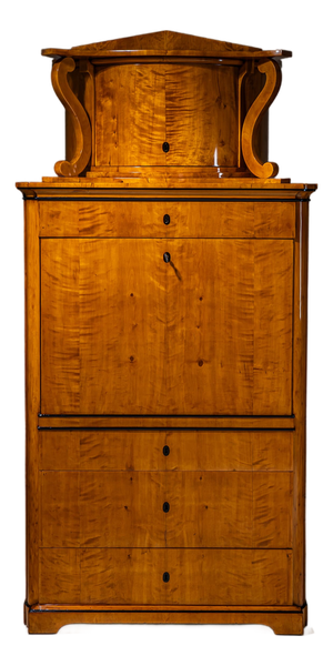 Biedermeier Secretary in Birch, Germany, 1830