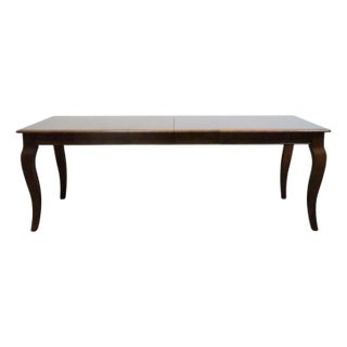 Bassett Furniture Cherry Traditional American Empire Style 84" Dining Table 4469-3660 For Sale