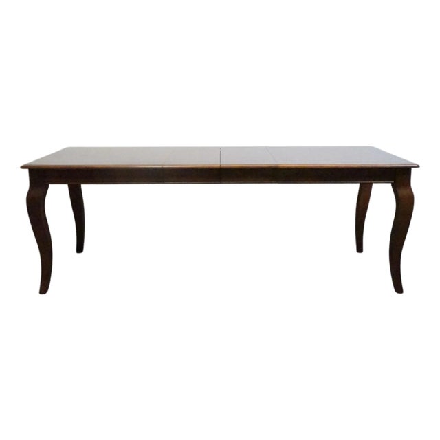 Bassett Furniture Cherry Traditional American Empire Style 84" Dining Table 4469-3660 For Sale