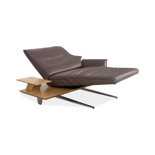 4905 Chaise Lounge in Leather and Wood from Himolla For Sale - Image 6 of 18