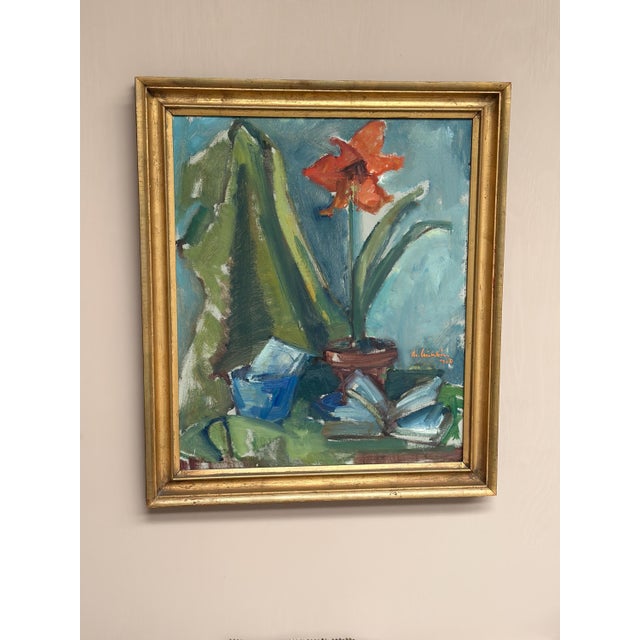 Martin Lindström, Still Life, 1960s, Oil on Canva For Sale - Image 6 of 14