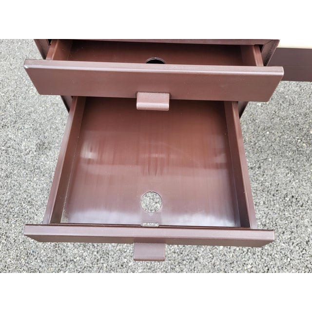 Metal Vintage Italian Synthesis Desk by Ettore Sottsass for Olivetti, 1970s For Sale - Image 7 of 14