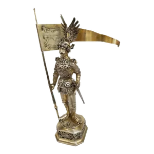 1890 Sterling Silver King Arthur Knight by B. Neresheimer & Söhne Hanau