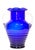Fostoria Glass Company Mid 20th Cobalt Glass Handled Vase Att. To Fostoria For Sale - Image 4 of 7