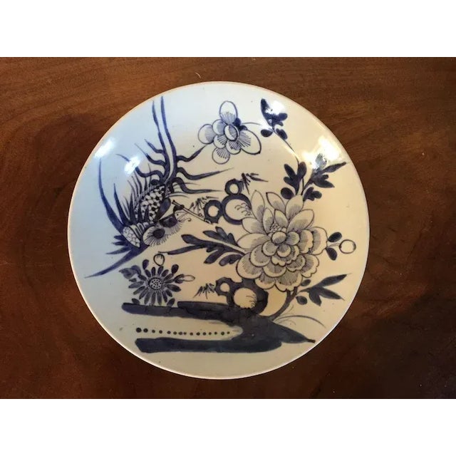 19th Century Chinese Export Blue & White Porcelain Plate For Sale In New York - Image 6 of 9