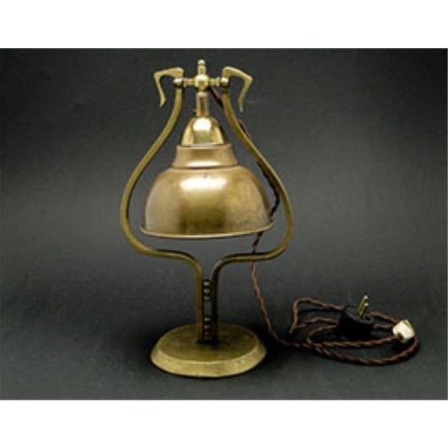 Art Nouveau Style Bedside Table Lamp, Austria-Hungary, Early 20th Century For Sale - Image 6 of 6