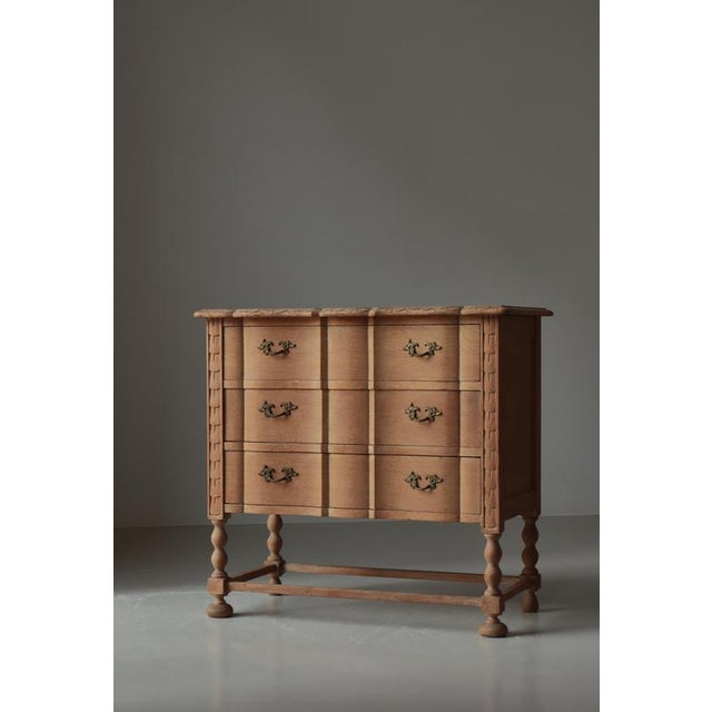 A beautifully crafted Scandinavian Modern chest of drawers designed by Danish designer Henry Kjærnulf in the 1960s. Made...