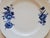 Blue Vintage Elizabethan Bread or Dessert Plate, Fine Bone China by Taylor & Kent England, Blue Roses and White English Porcelain Dishes, 7", Set of 4 For Sale - Image 8 of 8
