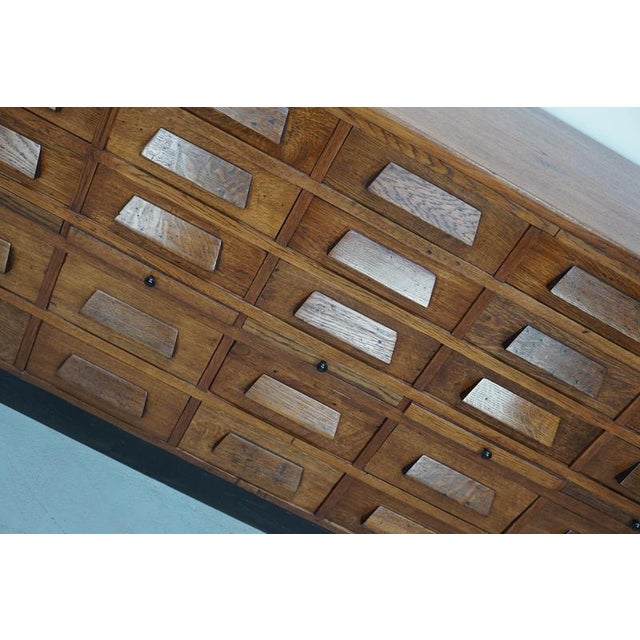 German Oak Apothecary Shop Cabinet, 1930s For Sale - Image 4 of 18