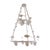 French 21c French Plaster Bird Chandelier by Jacques Darbaud For Sale - Image 3 of 5