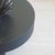 Early 21st Century Round Coffee Table with Cylindrical Legs in Black Stained Wood For Sale - Image 5 of 7