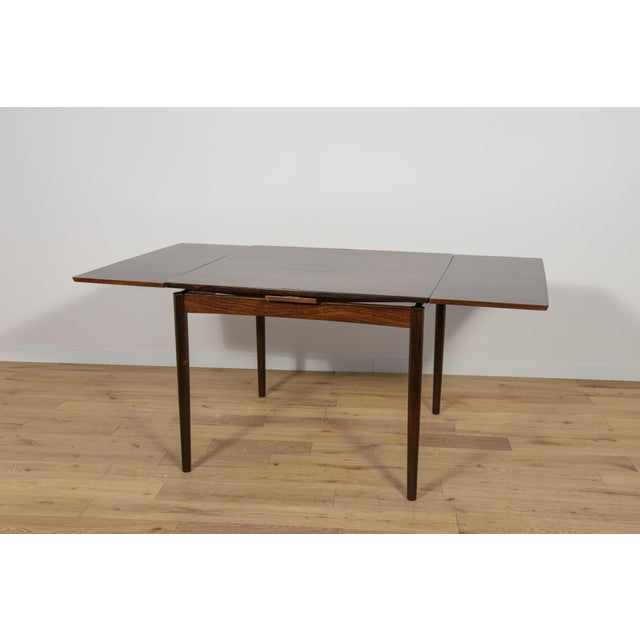 Mid-Century Danish Extendable Rosewood Dining Table, Denmark, 1960s For Sale - Image 11 of 18