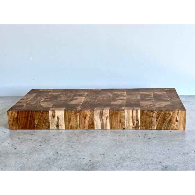 Our ambrosia maple end-grain chopping block is a durable and visually striking kitchen tool crafted from the end-grain of...