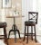 2020s James Swivel Barstool in Cappuccino & Black For Sale - Image 5 of 6