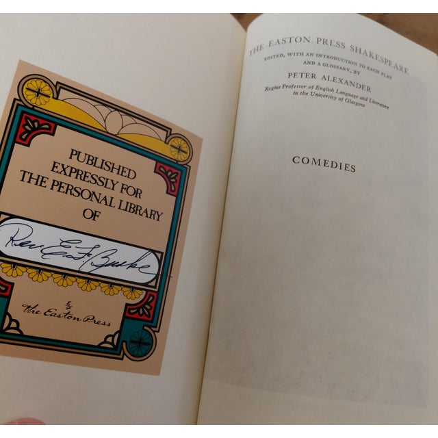 Gold 1980s Easton Press Leather Bound Books Set of 10 For Sale - Image 8 of 18