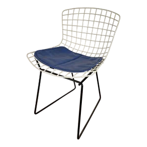 Black and White Knoll Bertoia Children’s Wire Chair