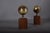 Wood Brass and Wood Sphere Sculptures from Ardisur, Spain, 1970s, Set of 2 For Sale - Image 7 of 13