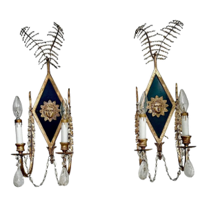 Pair of Russian Style Sconces by Niermann Weeks