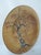 Pacific NW master woodturner, Stephen Hatcher wood platter, titled 'Spring Arrives, No. 6" Hand turned wooden platter...