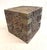 Brass Antique 19th Century Victorian Hand Carved Wood Brass Folk Art Sculptural Box For Sale - Image 8 of 18