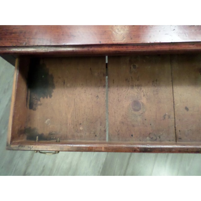 Wood Late 18th Century George III Oak Lowboy For Sale - Image 7 of 13