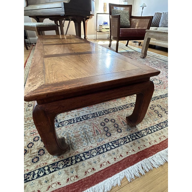 Brown Michael Taylor for Baker Furniture Far East Collection Chinoiserie Walnut Coffee Table, 1960s For Sale - Image 8 of 9