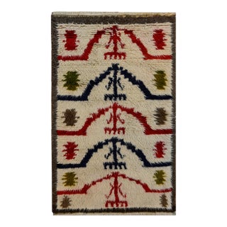 Vintage Mid Century Tulu Rug For Sale