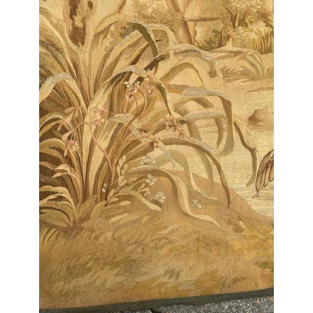 Large Antique French Aubusson Tapestry, 1890s For Sale - Image 10 of 18