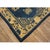 1920s Chinese Antique Small Scatter Size - Peking Blue Wool Rectangle Knotted Rug, Circa Date: 1920s. This exceptional...