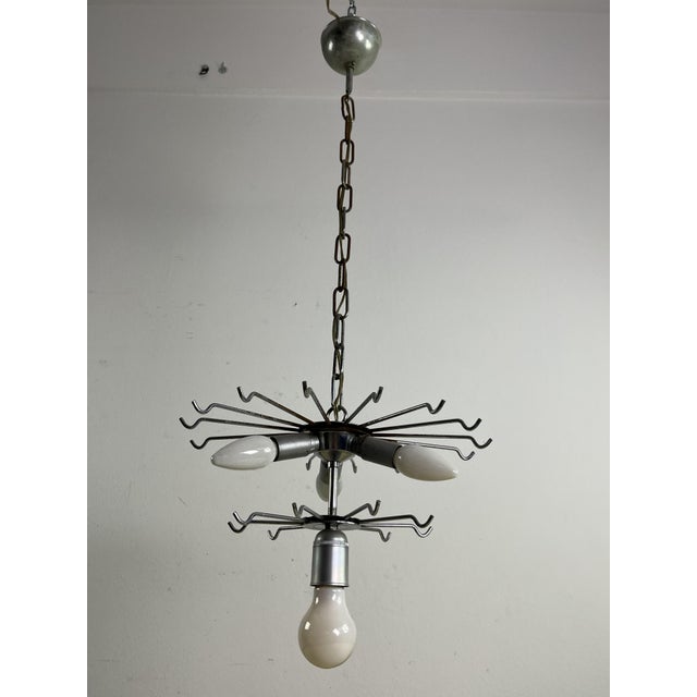 Vintage Chandelier in Colored Murano Glass in the style of Zero Quattro, 1970s For Sale - Image 11 of 13