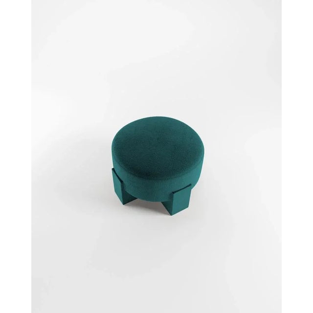 Cassete Puff in Ocean Blue by Alter Ego for Collector For Sale - Image 4 of 5