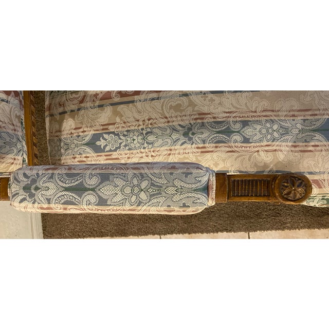 Terra Cotta Louis XV Style Settee From the Early 20th Century For Sale - Image 8 of 8