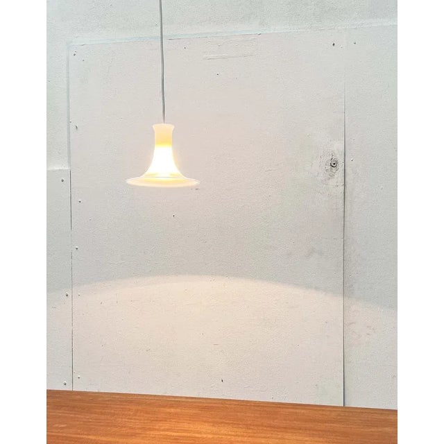 Vintage Danish Model Mandarin Pendel Mini Pendant Lamp by Michael Bang for Holmegaard, 1970s For Sale - Image 9 of 18