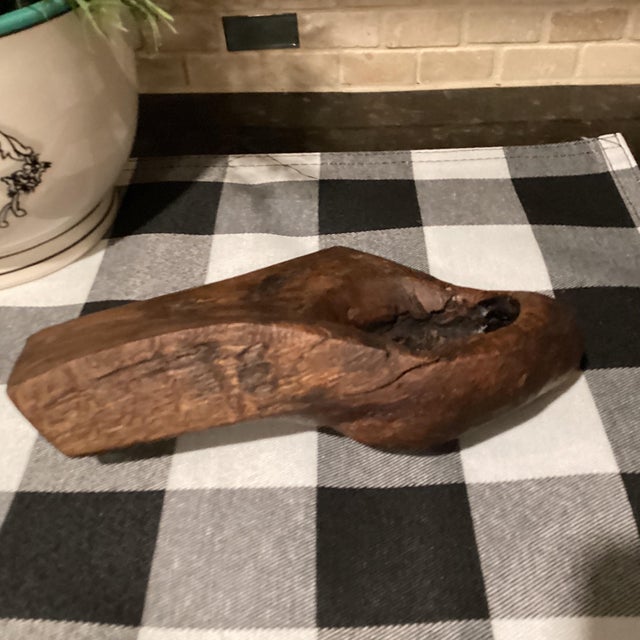 Rare, one of a kind, rustic, hand-carved wooden bowl decor. I hand-carved it from raw wood featuring natural textures,...