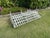 Brown Jordan Florentine Aluminum Outdoor Patio Sofa, White For Sale - Image 9 of 12