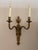 Antique French Louis XVI Style Twin-Light Wall Sconces - Gilt Bronze Ormolu Neoclassical Double Arm Wall Lights, Late 19th Century - Pair For Sale - Image 10 of 18