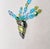 Modern Vintage 1980s Signed Givenchy Enamel & Beaded Squid Brooch For Sale - Image 3 of 7