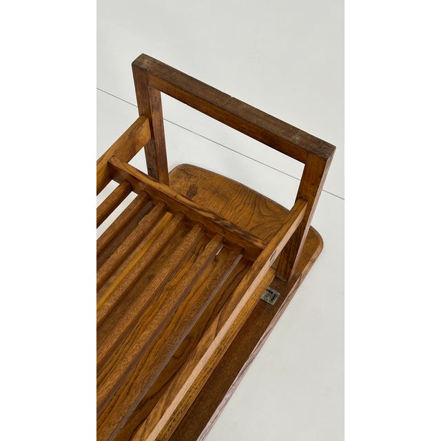 Wood Danish Wooden Bench, 1950s For Sale - Image 7 of 10