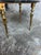 Vintage Black Marble and Brass Coffee Table For Sale - Image 5 of 7