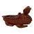 Vintage Wicker Bunny Planter For Sale