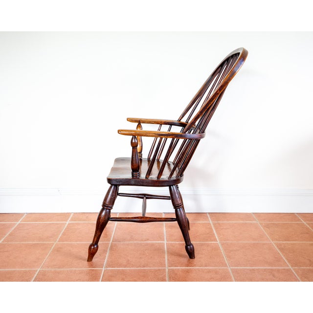 Antique Windsor Armchair, 1840s For Sale - Image 16 of 18