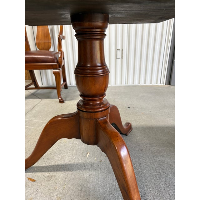 Banquet Eastern Black Walnut Two Pedestal Dining Table. Table top main field, rift cut Eastern Black Walnut for the 3rd...